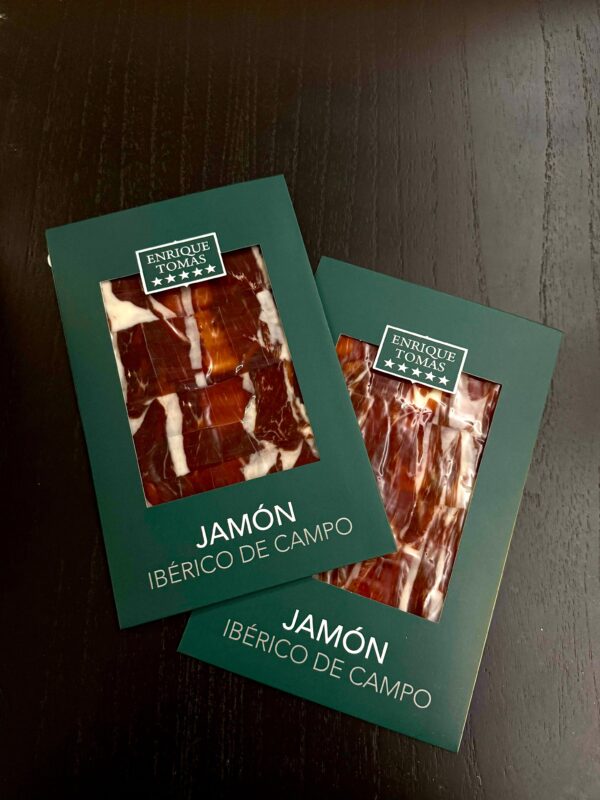 Blíster de Jamón Iberico cebo de campo Enrique Tomas x 80 gr.