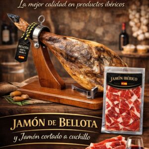 Jamon Iberico de Bellota cortado a cuchillo blister x 100 gr