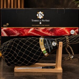 Jamón Serrano Gran Reserva 15 meses Base y cuchillo de regalo