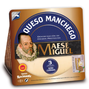 Queso Manchego Semicurado marca Maese Miguel