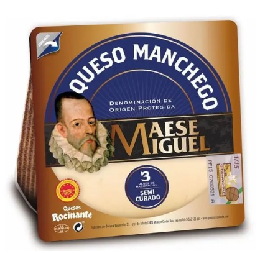 Queso Manchego Semicurado marca Maese Miguel